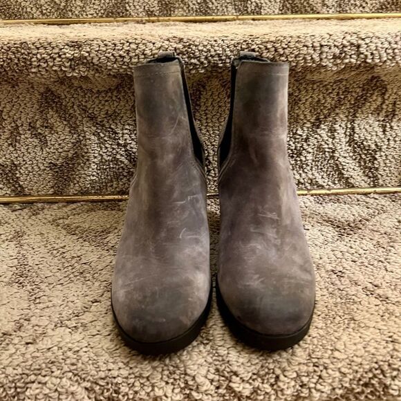 EEUC Sorel Joan Uptown Chelsea Bootie Boots in Quarry Gray Size 6 Medium - Picture 4 of 8